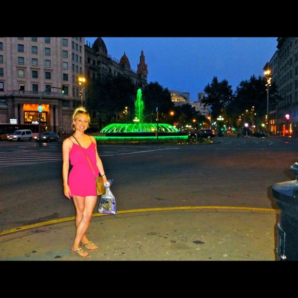 Talula Hot Pink Sundress. Small. - Picture 5 of 5